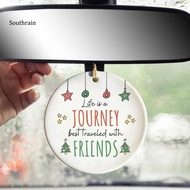 SOU Angel Christmas Decoration Christmas Ornament with Hemp Rope Best Friend Christmas Ornaments wit