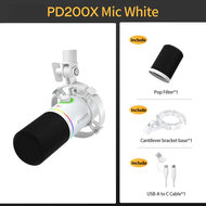 ไมค์ MAONO PD200X  XLR/USB Podcast Dynamic Microphone Metal Mic with Software  for Recording, Stream
