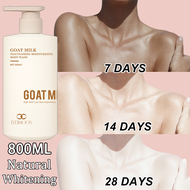 Whitening Shower Gel Goat Milk Shower Gel 800ml nicotinamide deep cleaning skin, exfoliate whole body whitening brightening lasting fragrance 美白沐浴露