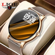 LIGE GPS Track 2023โทรผ่านบลูทูธสมาร์ทวอท์ชผู้ชายผู้หญิงสำหรับ IOS ฟิตเนสแทร็กกันน้ำสำหรับผู้ชาย