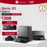 【BEST SALE】Roborock Saros 20/20 Sonic/Z70 Robot Vacuum 36,000Pa Suction, Dual Anti-Tangle, 3D Naviga