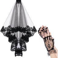 choyaxo Lace Veil Veil Floral Lace Pengantin Tudung