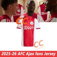 AFC Ajax Soccer Football Jersey Sports T shirt Men's Jerseys 2025-26 Top Quality S-4XL Fans Version