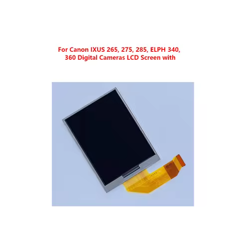 Universal Replacement LCD Screen with Backlight | For Canon IXUS 265, 275, 285, ELPH 340, 360 Digita