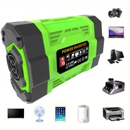 เครื่องแปลงกระแสไฟรถยนต์เครื่องแปลงไฟแบบเพียวไซน์เวฟ12V ถึง220V/110V ที่ชาร์จที่ชาร์จแบตเตอรี่โทรศัพ