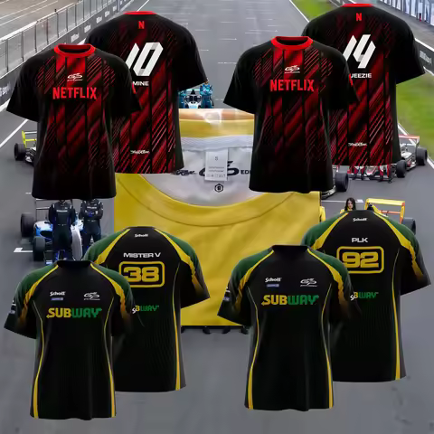 GP3 EXPLORER Fans Team Uniforms Men Women Breathable Summer Racing Round Neck Short Sleeve Casual T-