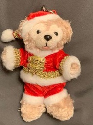 購自日本迪士尼全新收藏品無牌聖誕吐舌頭Duffy 公仔吊飾