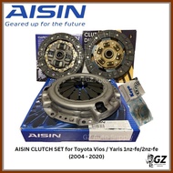 ✳ ۩ AISIN CLUTCH SET for Toyota Vios / Yaris 1nz-fe/2nz-fe (2004 - 2020) 8" 21T | High Premium |