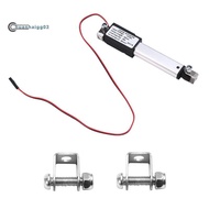 .Micro Linear Actuator 2" Stroke, 30N/6.75lb, Speed 30mm/S Mini Electric Waterproof Actuator Motor L