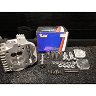 JL RACING WAVE125 LEO 4 Valve Cylinder Racing head  (SUPER 4 VALVE HEAD) Complete Full Set