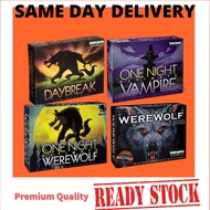 RM13.99   (STOCK CLEARANCE ) One Night Werewolf Series - Board Game Card Game Strategy game for frie