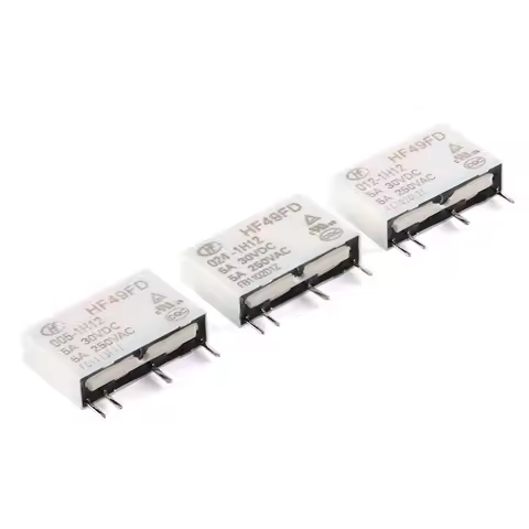 10PCS Relay HF49FD-005-1H12 HF49FD-012-1H12 HF49FD-024-1H12 HF49FD DC5V 1H12 4PIN 5A Relay 5V Rele 1