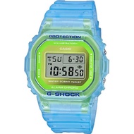 [Powermatic] Casio G-Shock DW-5600LS-2D Lineup Special Colour Model Blue Semi-Transparent Resin Band Watch Dw-5600Ls-2