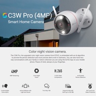 【Ready Stock】EZVIZ C3W PRO 4MP Wireless Outdoor IP67 AI Wi-Fi IP Camera with Active Defense
