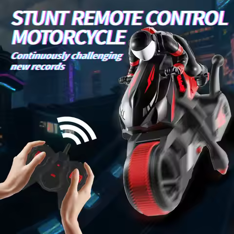 Y09 High Speed Remote Control Stunt Motorcycle - 360° Rotation Drift RC Motorbike with 2.4GHz, 45min
