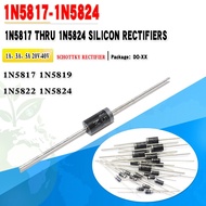 50 pcs/lot 1N5817 1N5819 IN5822 1N5824 Schottky diode Quality assurance
