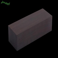 IOLINIDT 4PCS Ebony Wood Lumber, 12cm x 4cm x 2.5cm, Ebony Color, Durable Ebony Blank Block for DIY 