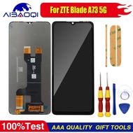 ZTE เบลดหน้าจอสัมผัสสำหรับ A73 5G ของแท้ของใหม่อะไหล่จอแอลซีดีโทรศัพท์ + อะไหล่เครื่องมือถอดแยกชิ้นส