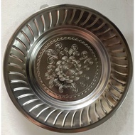 round tray talam dulang bulat 30cm dan 35cm pinggan hidang nasi arab air minuman makanan kuih round 