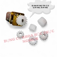 10PCS - Plastic Gear 12 Teeth 15 Teeth Shaft Hole 3mm Hole Type D Motor N20 STEAM STEM Model KH0603