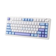 KEYBOARD WIRELESS F75 WHITE BLUE PURPLE