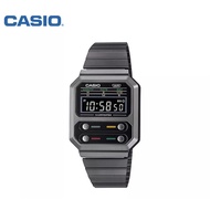 Casio A100WEGG-1A Grey Stainless Steel Band Watch