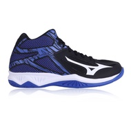 Sepatu Volley Mizuno Original Thunder Blade 3 MID - Black V1GA217503