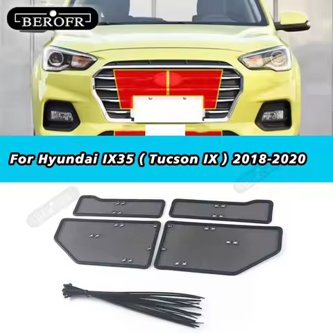 Car Middle Insect Screening Mesh Front Grille Insert Net Anti-mosquito Dust For Hyundai IX35 ( Tucso