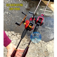 BC SET READY TO USE BAITCASTING FUJI REEL SEAT Baitcasting Rod Baitcasting Reel Set