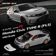 MOTORHELIX 1/64 Honda Civic TYPE R(FL5) Diecast Scale Model Car