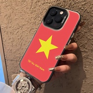 3 In1 Red Star Case For Xiaomi 1515PRO 16 16 Pro Phone Case Thickening Plated Cover IMD ShockProof P