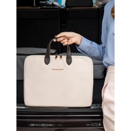 Korean Version Hand-Carrying Briefcase Office Handbag appl Laptop Bag Liner Bag Acer Bag 44.3cm 46.6cm 51.9cm