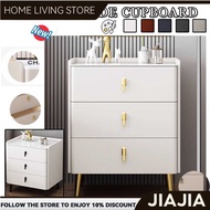 JIAJIA Bedside Table Sideboard Solid Wood Smart Combination Lock Storage Bedroom Side Cabinet e8c