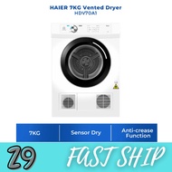 HAIER (AUTHORISED DEALER ) VENTED DRYER 7KG HDV70A1 - HAIER WARRANTY MALAYSIA