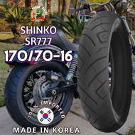 Korea Shinko Tires SR777 (170/70-16), 170-70-16, 170/70x16,170/70 16, Pirelli, Corsa, Metzeler, Mich