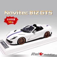 1: 18 Vip Scale Models Novitec 812 GTS Convertible Edition Resin Limited Car Model