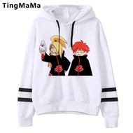 Hot Japanese Anime Naruto Akatsuki Hoodies Men Kawaii Cartoon Streetwear Hip Hop Graphic Tops Sweatshirts Unisex Ma