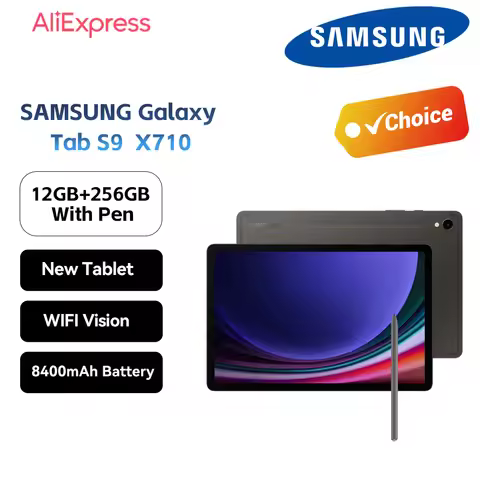 SAMSUNG Galaxy Tab S9 Tablet 12+256G With S Pen 11 Inch insert Wi-Fi Vision Tablo Genuine Domestic P