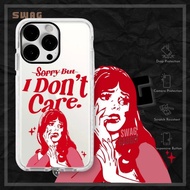 I Dont Care IMD Case Compatible for iPhone 17 Pro Max 16 Pro Max 15 Pro Max 14 Pro Max 13 Pro Max 12
