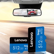 Lenovo การ์ดความจำไดรเวอร์64GB/128GB/256GB/512GB/1024GB,ฟรีความเร็วสูงกันน้ำการ์ด SD-Card TF การ์ดอุปกรณ์เก็บข้อมูลแฟลชสำหรับกล้องติดรถยนต์ SD-Card ทนต่อแรงกระแทก