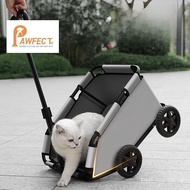 Pawfect Small Pet Cat Dog Stroller Children's Baby House Playing Toy Luggage Trolley Trolley out Pet