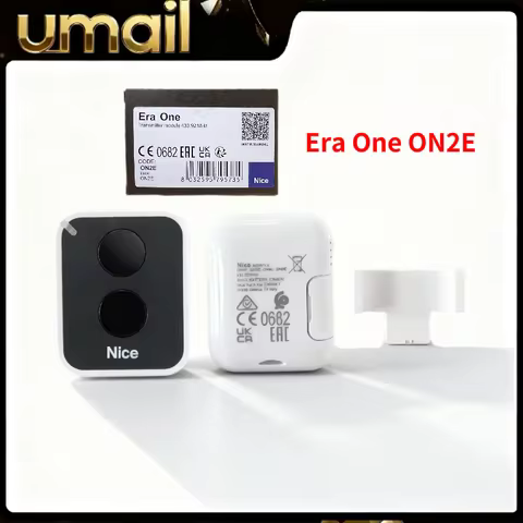 Original ERA ONE 433.92MHz Nice Garage Door Opener Rolling Code 2-Channel FLORS FLO2RS FLO4RS FLO2RE
