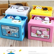 Hello Kitty Doraemon Coin Piggy Bank