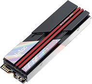Netac 2TB PCIe 4.0 NVMe SSD M.2 2280 Internal Solid State Drive with Heatsink SLC Caching Speed up t