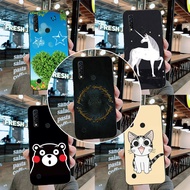 For Lenovo A8 2020 L10041 6.53" Slicone Bear Paint Mobile Phone Case