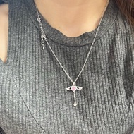 twentyy.co Cupid Heart Women’s Necklace with Angel Wings Unique ad High End Gifts for Valentines Day