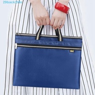 BACK2LIFE A4 Document Bag Canvas Universal Organizer Bag School Briefcase File Bag File Organizer Pa