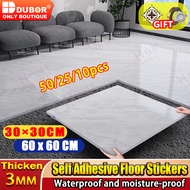 【Multiple size】3D Vinyl Floor Sticker Vinyl tile flooring self adhesive Marble floor sticker waterpr