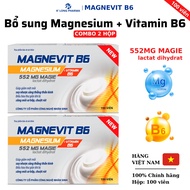 COMBO 2 BOXES of Magnevit B6, Magnesium Vitamin B6 Supplement, Helps Reduce Cramps, Muscle Pain, Ner