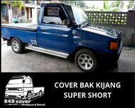 COVER BAK TERPAL TUTUP BAK TERPAL MOBIL PICKUP KUHUSUS TOYOTA KIJANG SUPER SHORT